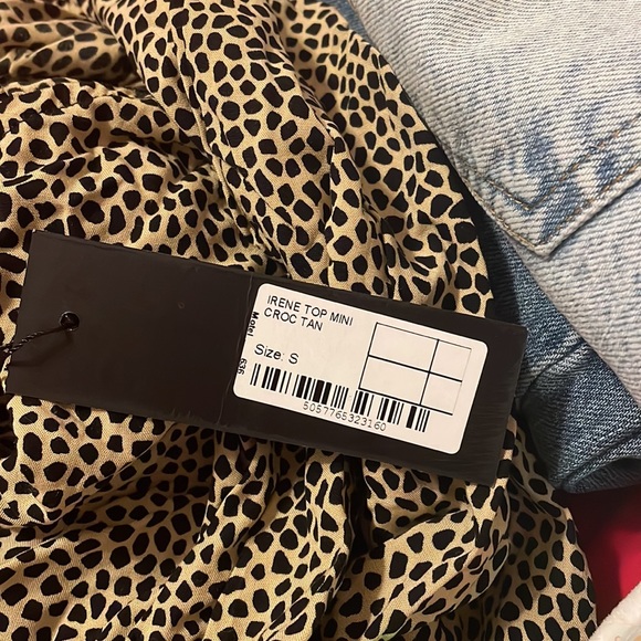 COPY - Irene top mini in Croc tan - Picture 4 of 4